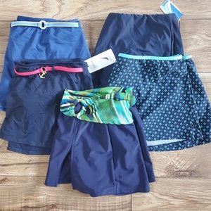 3 Women's Swim Skirts Premium Brands